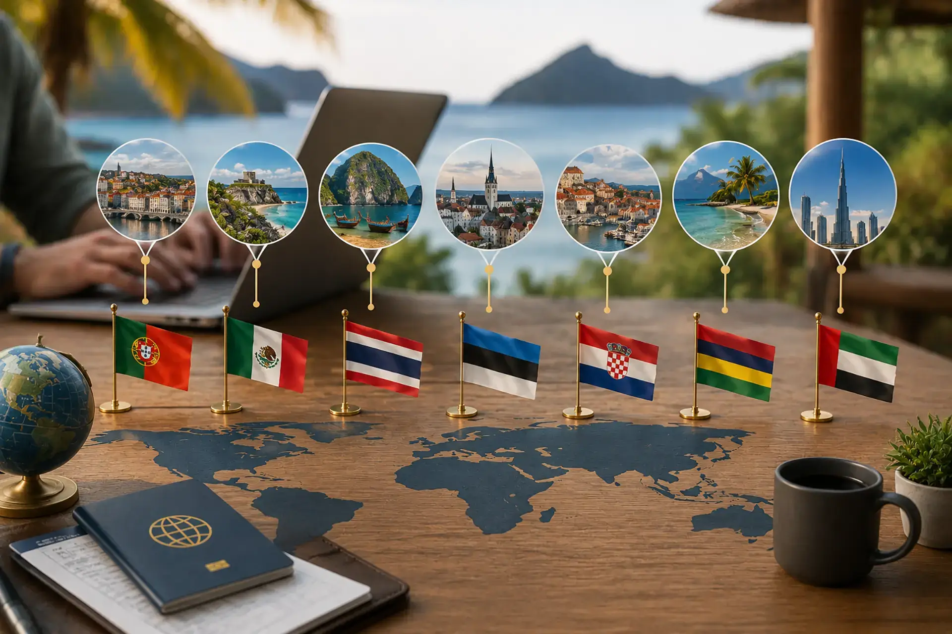 Flaggentheorie: Finde echte Freiheit mit Wohnsitz, Firma und Pass